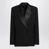 Anine Bing Ross Double-breasted Jacket In Black