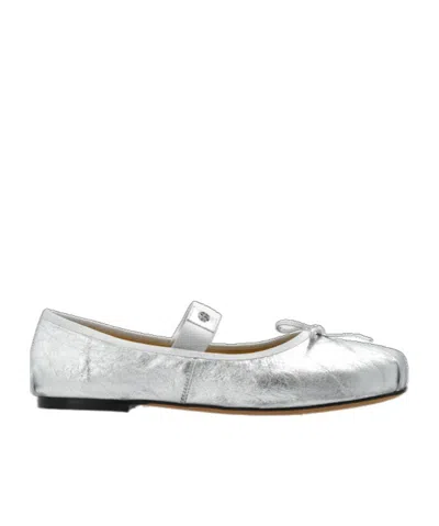 Anine Bing Women's Jolie Flat Shoes In Silver
