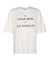 Anine Bing Round Neck Short Sleeve T-shirt