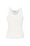 Anine Bing Ginny Bodysuit In Off White