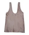 Anine Bing Lea Tank Top In Gray