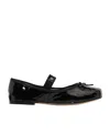 Anine Bing Round Toe Ballet Shoes In Black