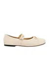 Anine Bing Off-white Jolie Ballerina Flats In Nude
