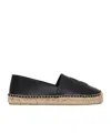 Anine Bing Round Toe Espadrilles In Black