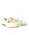 Anine Bing Off-white Jolie Ballerina Flats In White
