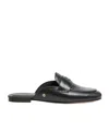 Anine Bing Round Toe Mules In Black