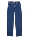 Anine Bing Denim Straight-leg Jeans In Blue