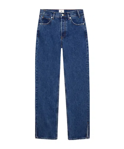 Anine Bing Roy High-waist Jeans In Blue