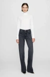Anine Bing Roy Jean In Shadow Grey In Multi