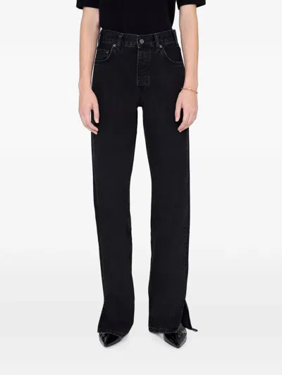 Anine Bing Roy Jeans 31" In Black