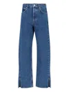 Anine Bing Jeans Dritti In Blue