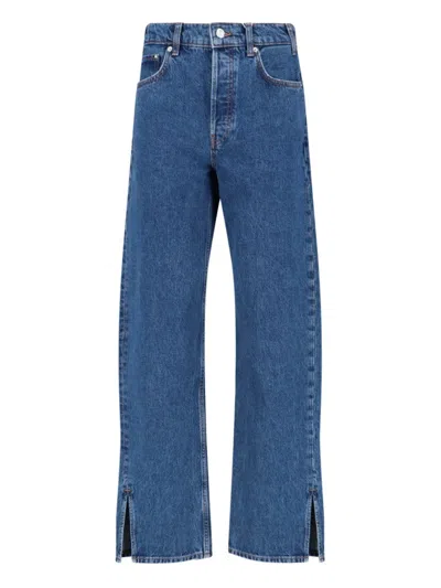 ANINE BING ROY STRAIGHT JEANS - BLUE