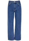 Anine Bing Hugh Jean In Medium Indigo In Blue
