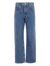 Anine Bing Manon Wide-leg Jeans In Blue
