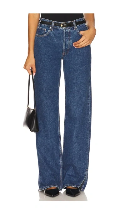 Anine Bing Roy Wide Leg In Blue