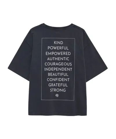 Anine Bing Rudy Graphic-print T-shirt In Gray