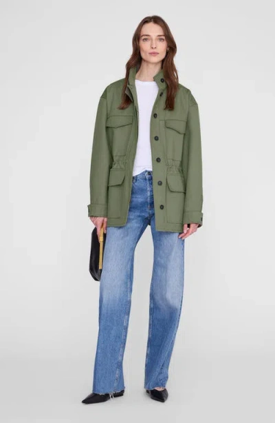 Anine Bing Sahara Jacket In Green
