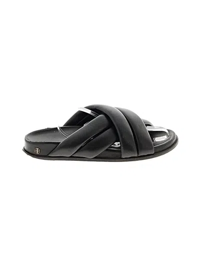 Pre-owned Anine Bing Sandals In Black