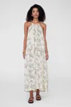 Anine Bing Santana Dress In Bone Oyster