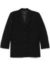 Anine Bing Single-breasted Blazer In Black