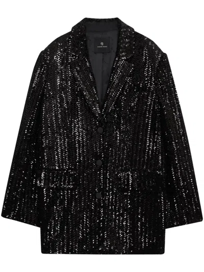 Anine Bing Sara Blazer In Black