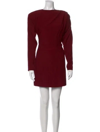 Pre-owned Anine Bing Scoop Neck Mini Dress W/ Tags In Red