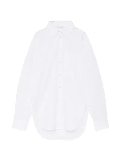 Anine Bing Scott Shirt In White