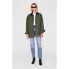 Anine Bing Sean Patch-pocket Military Jacket In Green