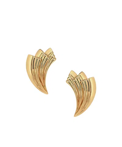 Anine Bing Sector Earrings In Yellow