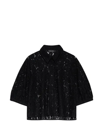 Anine Bing Shayna Top In Black