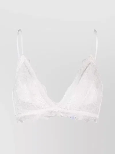 Anine Bing Sheer Lace Bralette Adjustable Straps