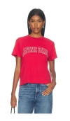 Anine Bing Shelley Tee In Red