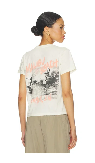 Anine Bing Shelley Tee Surfer In Neutral