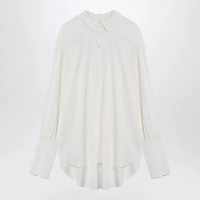 Anine Bing Lake Long-sleeve Shirt In White