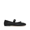 Anine Bing Black Jolie Ballerina Flats In Black