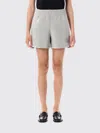 Anine Bing Stretch-jersey Heather Sweatshorts In Gray