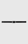 Anine Bing Signature Link Belt In Black