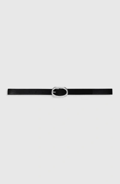 Anine Bing Signature Link Belt In Black