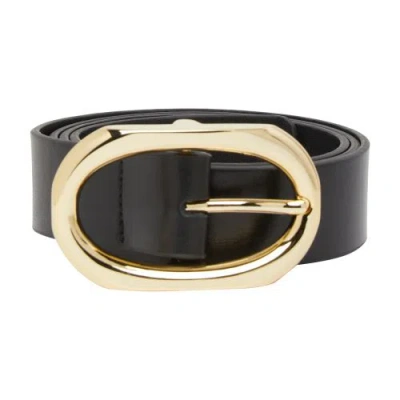 Anine Bing Signature Link Belt In Black