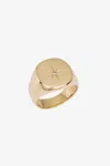 ANINE BING ANINE BING SIGNET RING IN 14K GOLD,AB92-021-6