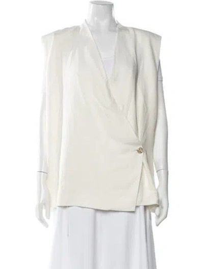 Pre-owned Anine Bing Silk Jacket W/ Tags In Neutral