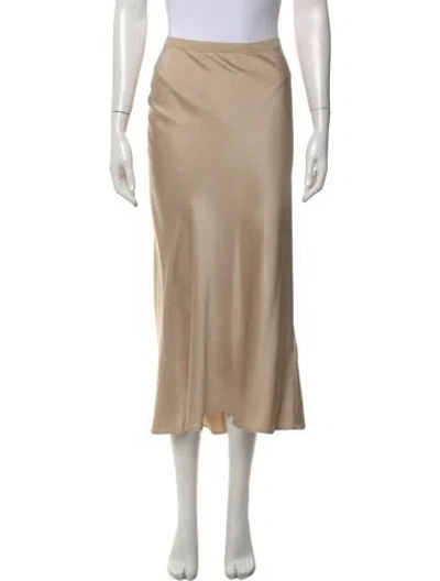 Pre-owned Anine Bing Silk Midi Length Skirt