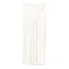 Anine Bing Silk High-rise Skirt In White
