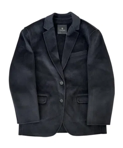 Anine Bing Single-breasted Suit Jacket In Black