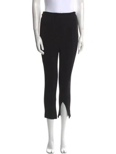 Pre-owned Anine Bing Skinny Leg Pants In Black