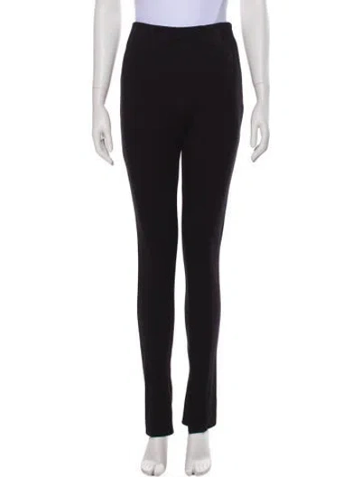 Pre-owned Anine Bing Skinny Leg Pants In Black