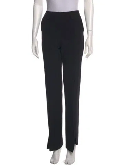 Pre-owned Anine Bing Skinny Leg Pants In Black