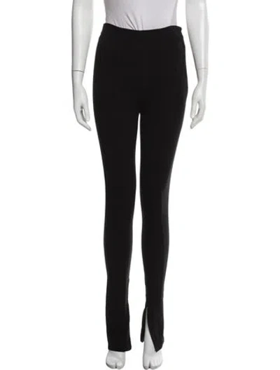 Pre-owned Anine Bing Skinny Leg Pants In Black