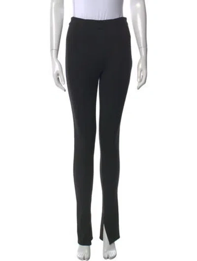 Pre-owned Anine Bing Skinny Leg Pants In Black
