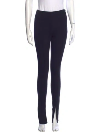 Pre-owned Anine Bing Skinny Leg Pants In Black